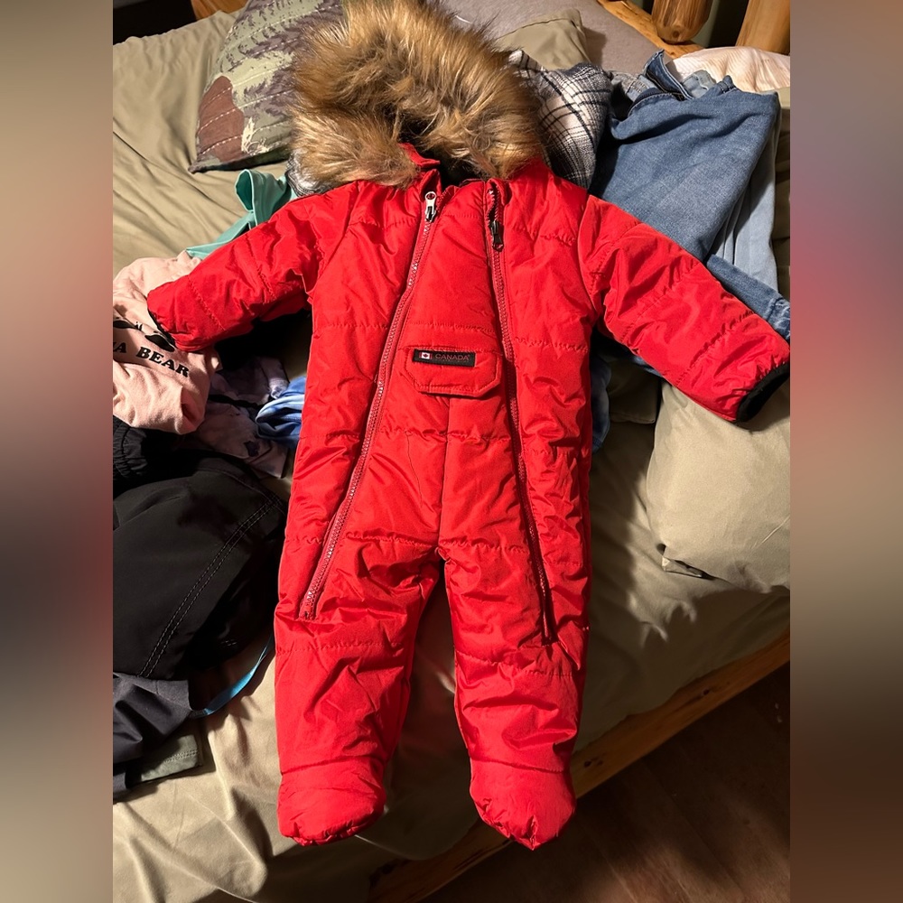 Canadian weather gear baby bunting